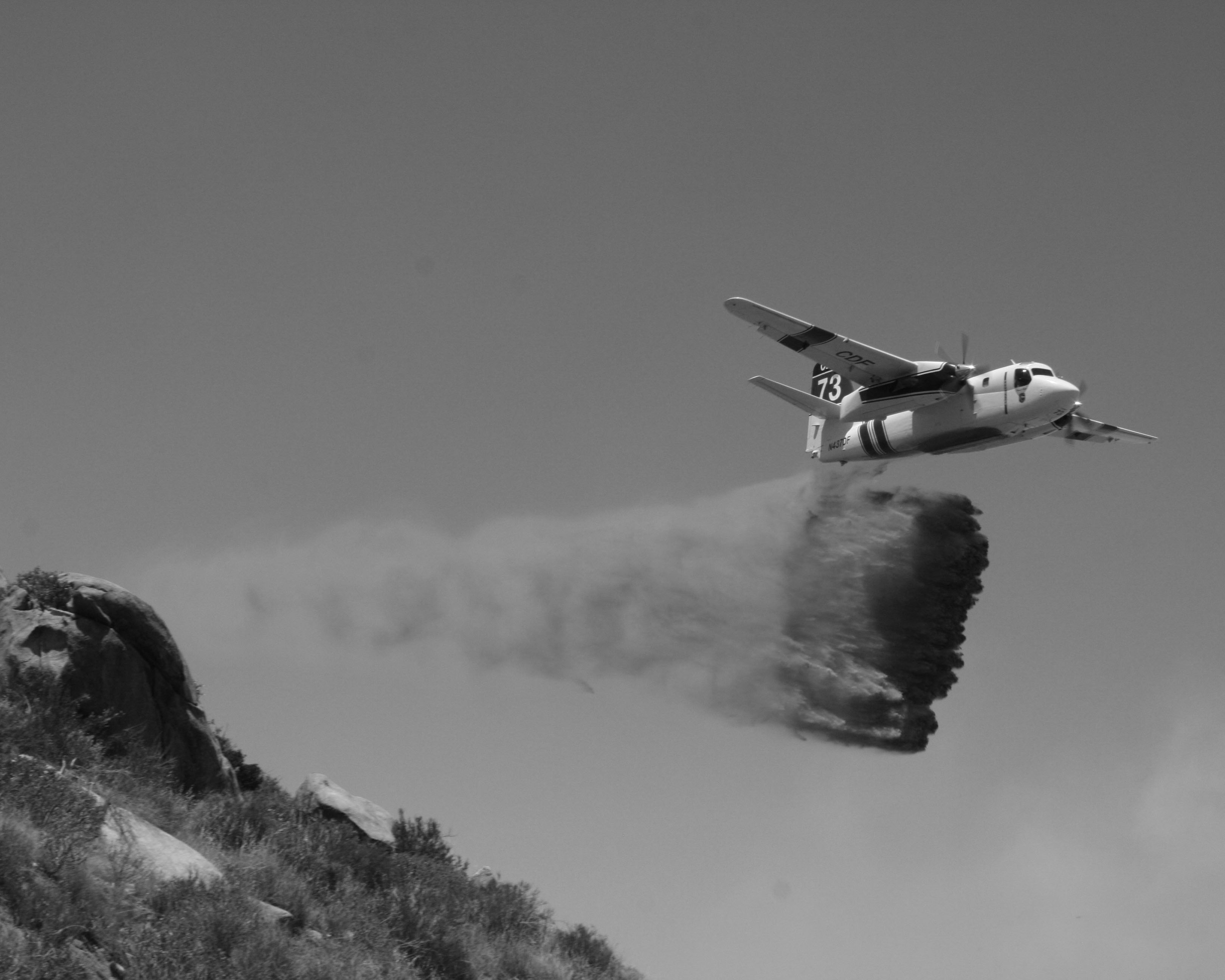 Riverside County Fire Tank Drop